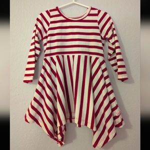 RuffleButts Asymmetrical Dress
